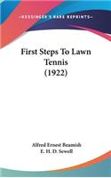 First Steps To Lawn Tennis (1922)