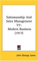 Salesmanship And Sales Management V7