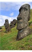 Easter Island Moai Journal: 150 page lined notebook/diary