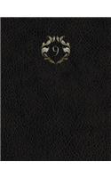 Monogram "9" Grid Sketchbook