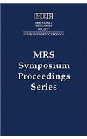 Microelectromechanical Systems: Volume 1139