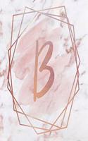 Letter B Lined Journal