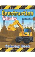 Construction Vehicles Coloring Book