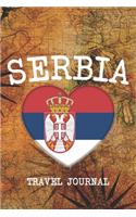 Serbia: 6x9 Travel planner I Road trip planner I Dot grid journal I Travel notebook I Travel diary I Pocket journal I Gift for Backpacker