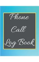 Phone Call Log Book