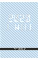 OBLIQUE BLUE WALL Notebook