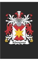 Mangano: Mangano Coat of Arms and Family Crest Notebook Journal (6 x 9 - 100 pages)