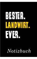 Bester Landwirt Ever Notizbuch
