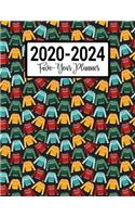 2020-2024 Five-Year Planner: Sweater Pattern 60 Month Calendar