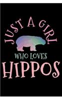 Just A Girl Who Loves Hippos