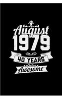 August 1979 40 years
