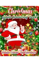 Christmas Adult Colouring Book Adults Colour By Numbers