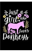 Just A Girl Who Loves Donkeys