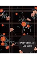 Daily Infant Log Book: Blank Column Infant Daily Log Book for Daycares, Pearhead Baby?s, Daily Log Sheet for Boys & Girls. To Track & Monitor Feed, Diaper changes, Medicat