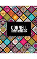 Cornell Notes Notebook: Vintage Mandala Design, 8.5 X 11 Cornell Notes Journal, Note Taking Notebook, Cornell Note Taking System Book, School and College Notebooks