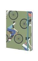 Cyclists - David Doran - Lined/Plain/Dot Grid