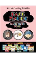 Scissor Cutting Practice (Face Maker - Cut and Paste)