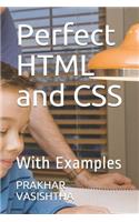 Perfect HTML and CSS: With Application