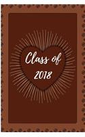 Class of 2018: Memory Book: A Blank Lined Journal for High School, College or University Graduation