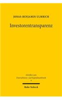 Investorentransparenz