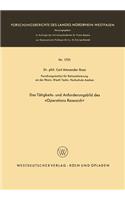 Das Tätigkeits- und Anforderungsbild des »Operations Research«