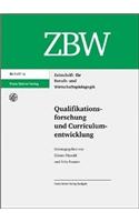 Qualifikationsforschung Und Curriculumentwicklung