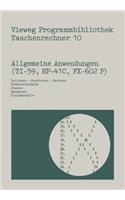 Allgemeine Anwendungen (Ti-59, Hp-41 C, Fx-602 P): Zeichnen -- Sortieren -- Rechnen, Elektrotechnik, Chemie, Bauwesen, Kleinkredite