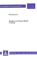 Studien Zur Pansori-Musik in Korea