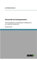 Universität als Antiorganisation