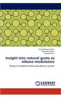 Insight into natural gums as release modulators