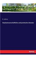 Staatswissenschaftliche und juristische Literatur