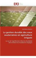 La Gestion Durable Des Eaux Souterraines En Agriculture Irriguée