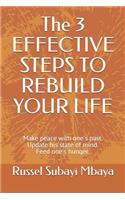 3 EFFECTIVE STEPS TO REBUILD YOUR LIFE