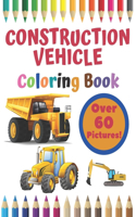 Construction Vehicle Coloring Book