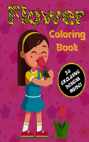 Flower Coloring Book