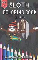 Sloth Coloring Book