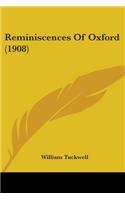 Reminiscences Of Oxford (1908)