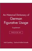 Historical Dictionary of German Figurative Usage, Fascicle 60