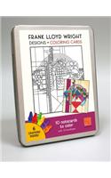 Frank Lloyd Wright: Designs Coloring Cards