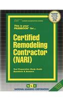 Certified Remodeling Contractor (Nari)