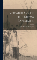 Vocabulary of the Kiowa Language