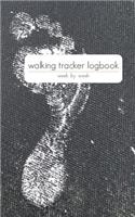 walking tracker logbook, week by week