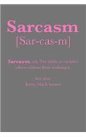 Sarcasm Sar-cas-m