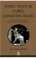 Lyric Texts & Consciousness