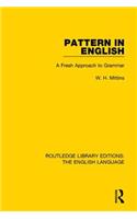 Pattern in English (Rle: English Language)