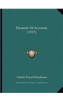 Elements of Accounts (1915)