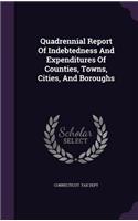 Quadrennial Report of Indebtedness and Expenditures of Counties, Towns, Cities, and Boroughs