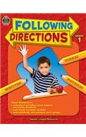 Following Directions Grd 1