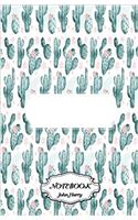 Notebook Journal Dot-grid, Cactus Pattern