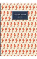 Dot Grid Journal - Seahorses: Soft cover, 7x10 inches, 130 pages